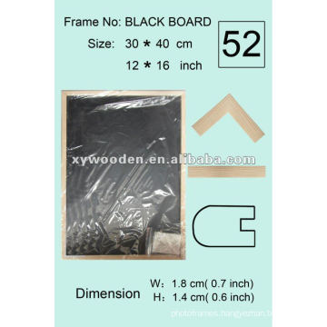 black dry erase boarding